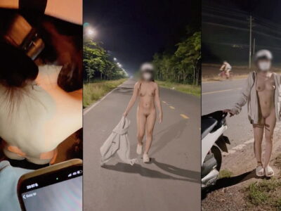 Phim hot em nghiện phô dâm cởi đồ khỏa thân chở anh đi dạo buổi tối