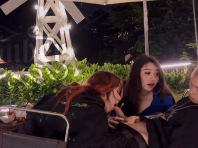 ngồi cà phê chill chill được cả em người yêu và bạn thân thay nhau bú cu